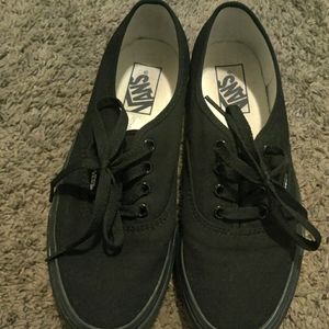 All black vans